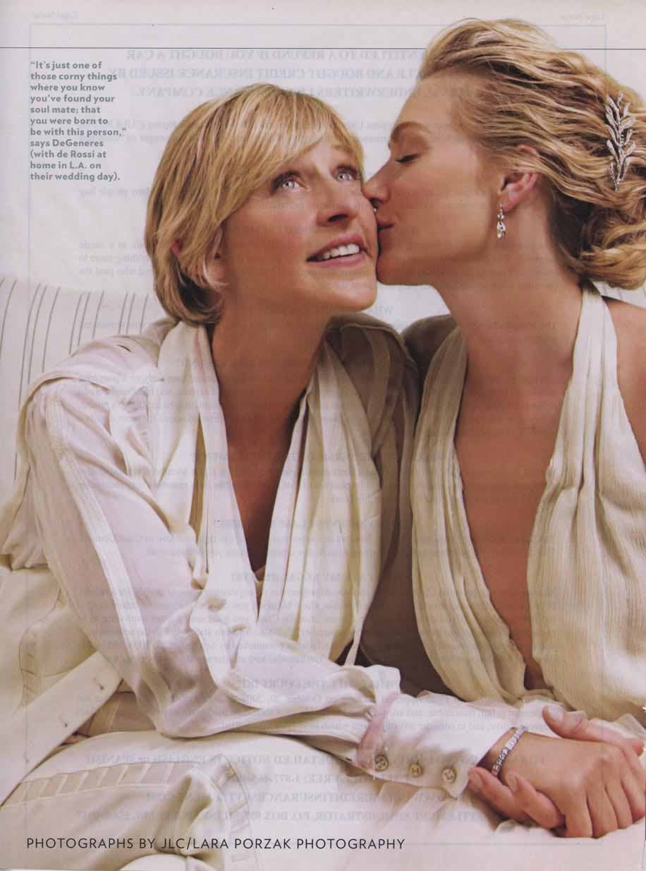 People – Ellen DeGeneres & Portia de Rossi